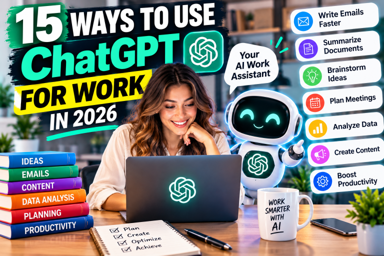 How to Use ChatGPT for Work: 15 Practical Examples to Boost Productivity in 2026 “15 Ways to Use ChatGPT for Work in 2026”